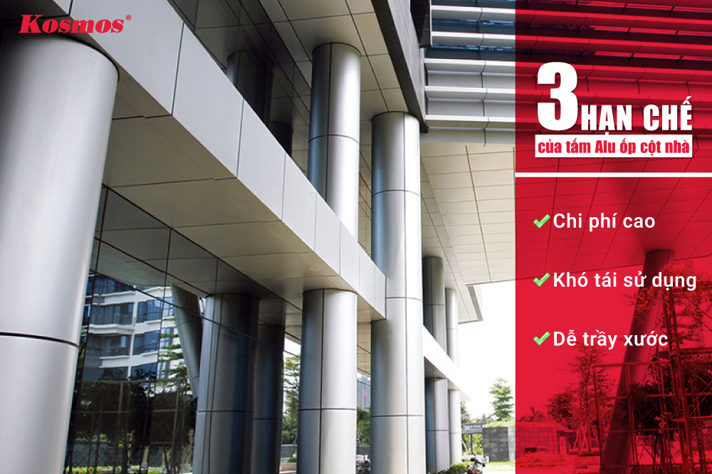 6 hạn chế cần lưu ý khi ốp cột nhà bằng tấm ốp nhôm nhựa 6 hạn chế cần lưu ý khi ốp cột nhà bằng tấm ốp nhôm nhựa