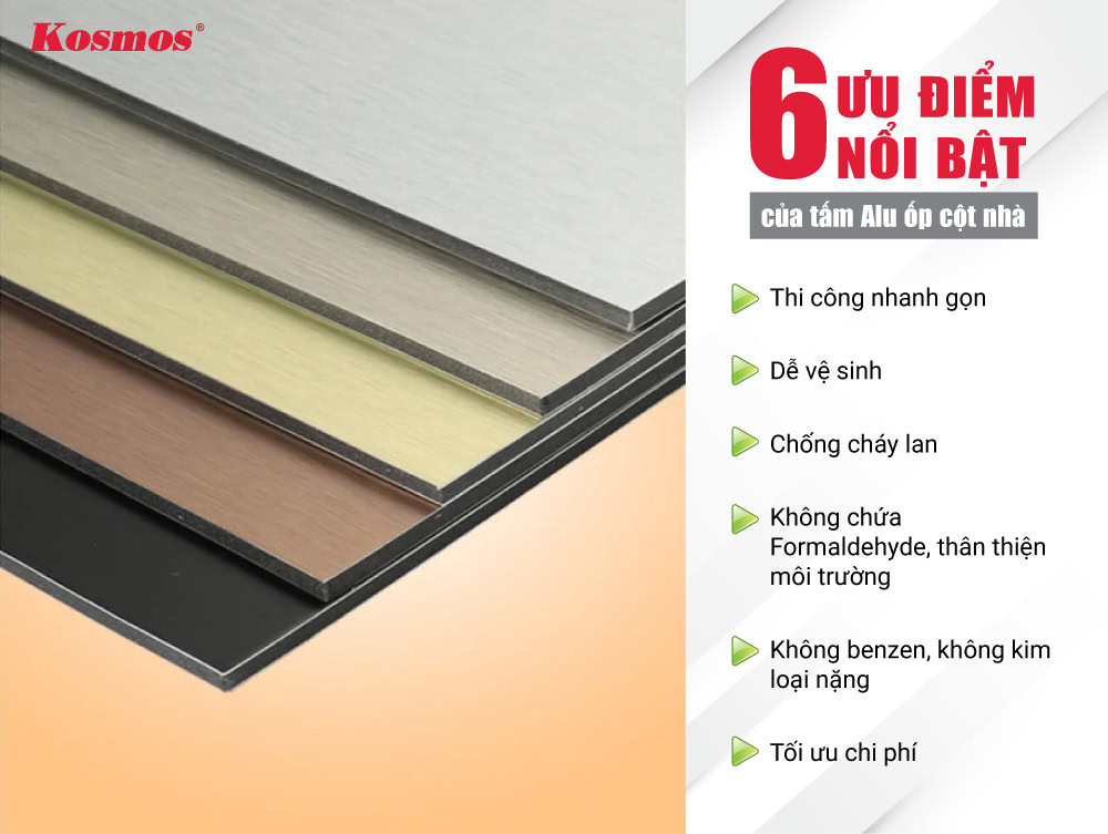 6 lợi ích khi ốp cột nhà bằng tấm ốp nhôm nhựa 6 lợi ích khi ốp cột nhà bằng tấm ốp nhôm nhựa