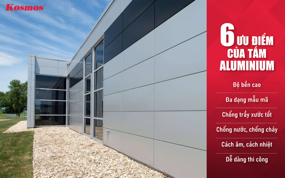 6 ưu điểm của tấm aluminium 6 ưu điểm của tấm aluminium