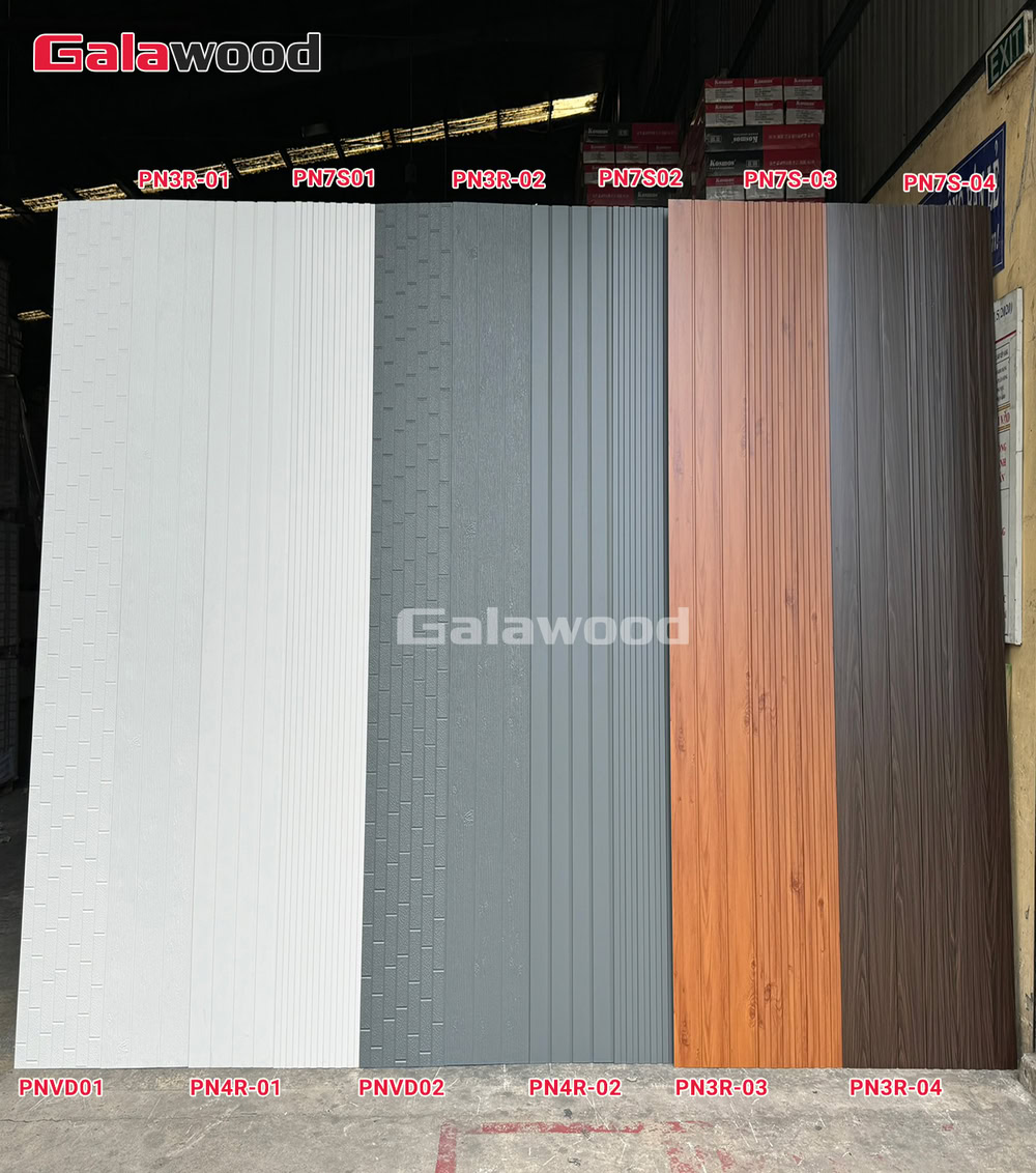 Bộ sưu tập tấm Panel cách nhiệt Galawood bền đẹp, chất lượng