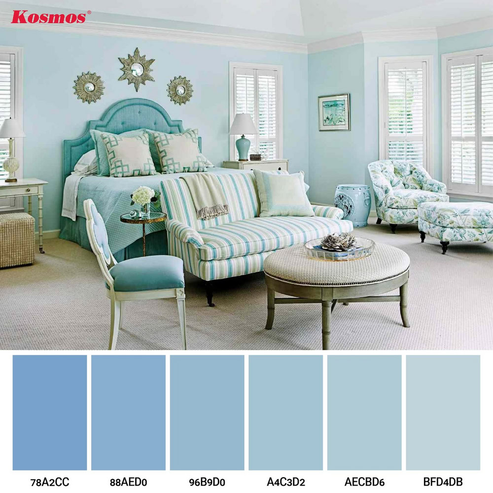 Tông màu xanh pastel tạo sự mát mắt cho người nhìn (Nguồn: istockphoto.com) Tông màu xanh pastel tạo sự mát mắt cho người nhìn (Nguồn: istockphoto.com)