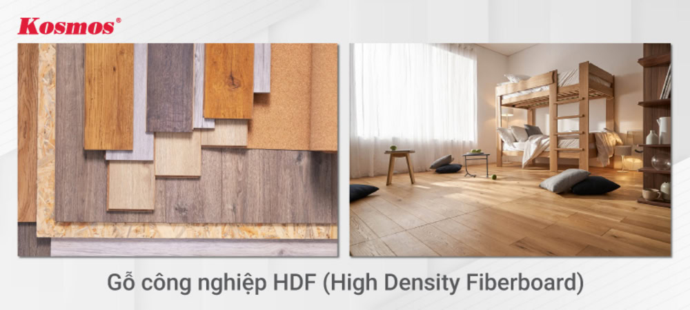 Gỗ công nghiệp HDF có độ bền cao, thẩm mỹ lâu dài Gỗ công nghiệp HDF có độ bền cao, thẩm mỹ lâu dài