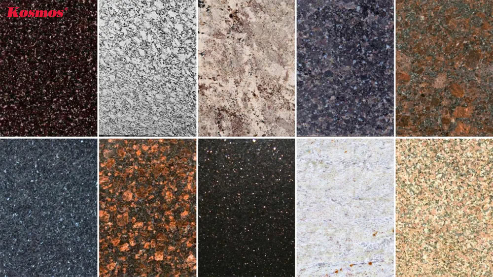 Granite gây ấn tượng với bề mặt các hạt tinh thể, tạo cảm giác trẻ trung, hiện đại Granite gây ấn tượng với bề mặt các hạt tinh thể, tạo cảm giác trẻ trung, hiện đại