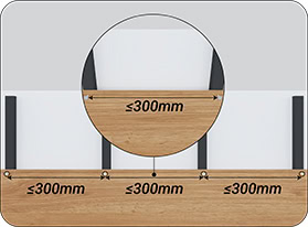 khoang-cach-cac-lo-vit-khi-ban-tren-tam-op-bang-khoang-cach-cac-thanh-xuong-≤30cm