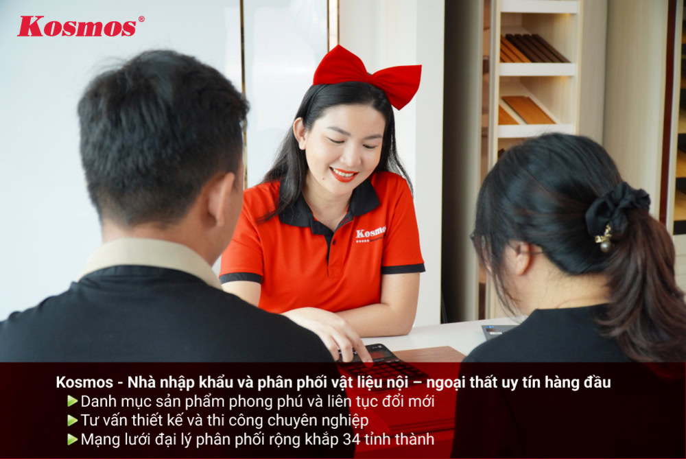 Kosmos là một trong những đơn vị hàng đầu trong lĩnh vực trang trí nội, ngoại thất Kosmos là một trong những đơn vị hàng đầu trong lĩnh vực trang trí nội, ngoại thất