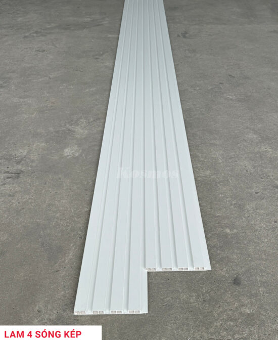 Lam 4 sóng thấp Kosmos 4SK-020 màu trắng trơn