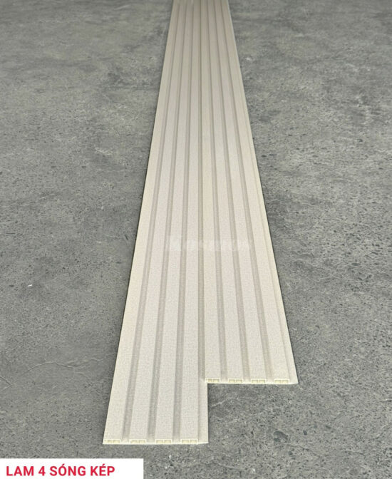 Lam 4 sóng thấp Kosmos 4SK-927 vân vải kem