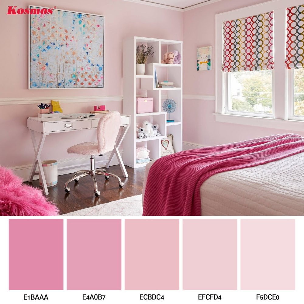 Màu hồng pastel đem đến sự nữ tính cho không gian sống (Nguồn: istockphoto.com) Màu hồng pastel đem đến sự nữ tính cho không gian sống (Nguồn: istockphoto.com)