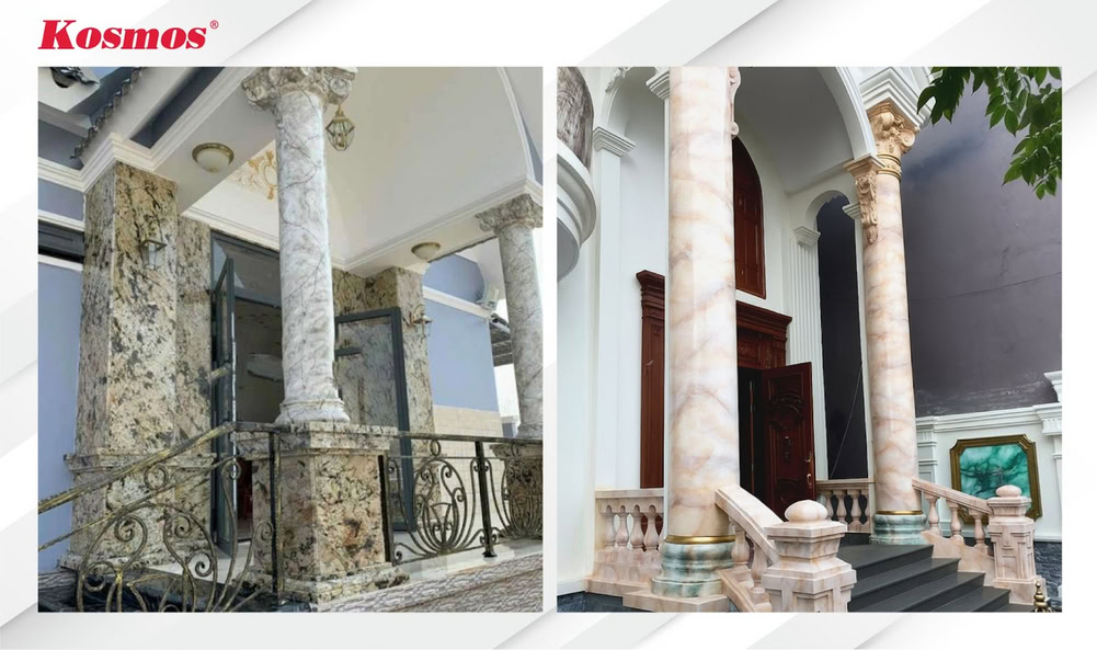 Nên lựa chọn loại gạch đá chất lượng, bền bỉ để ốp cột hiên nhà Nên lựa chọn loại gạch đá chất lượng, bền bỉ để ốp cột hiên nhà