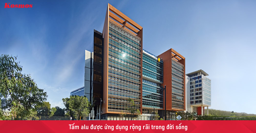 Tấm alu được ứng dụng rộng rãi trong đời sống Tấm alu được ứng dụng rộng rãi trong đời sống