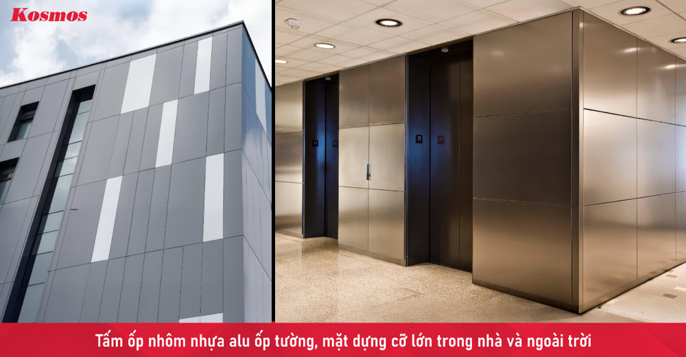 Tấm alu nội thất và tấm alu ngoại thất Tấm alu nội thất và tấm alu ngoại thất