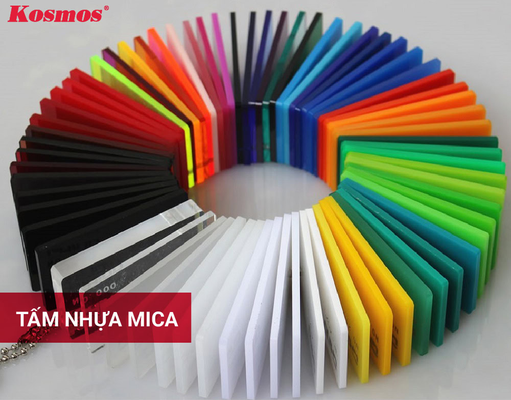 Tấm mica (nhựa Acrylic/PMMA) là vật liệu nhựa phổ biến Tấm mica (nhựa Acrylic/PMMA) là vật liệu nhựa phổ biến
