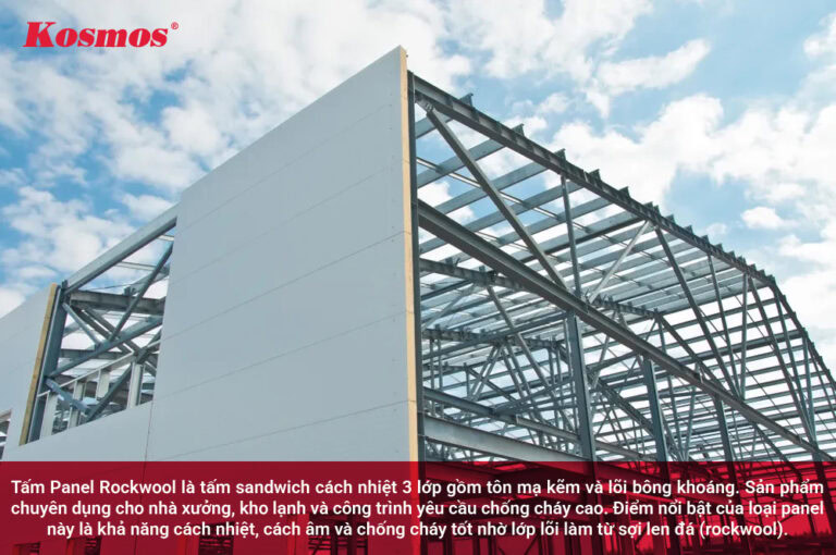 Bảng giá tấm Panel Rockwool chống cháy cập nhật mới