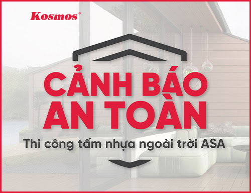 Cảnh báo an toàn cho tấm ốp nhựa phủ ASA