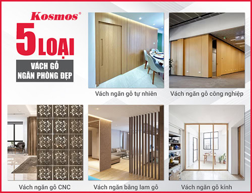 Vách gỗ ngăn phòng: Ưu nhược điểm, mẫu đẹp, báo giá các loại 2025