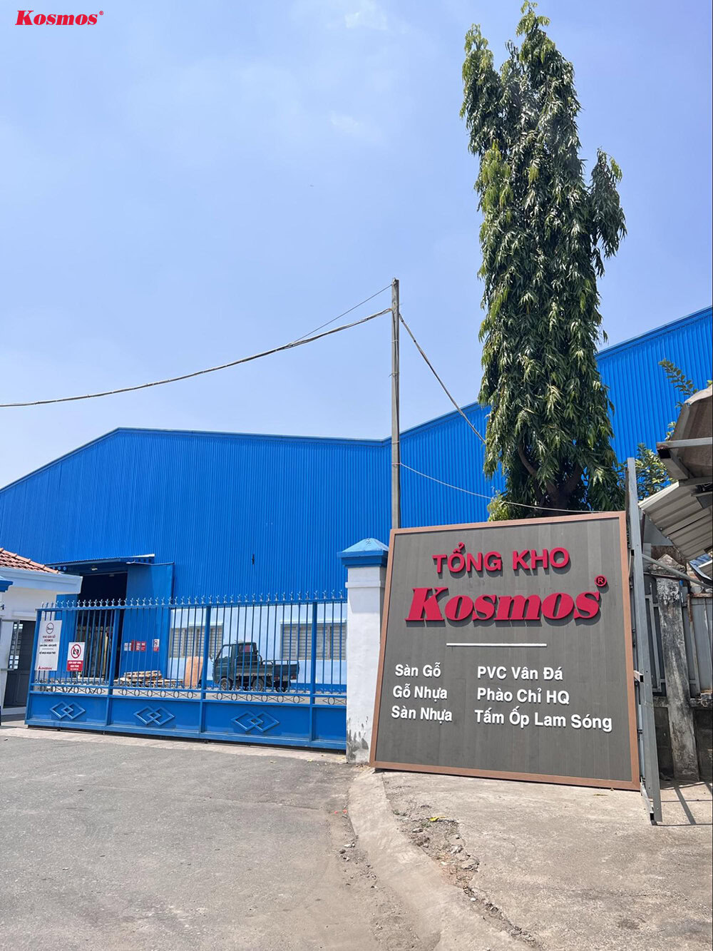 Tổng kho vật liệu Kosmos phân phối gỗ nhựa chất lượng