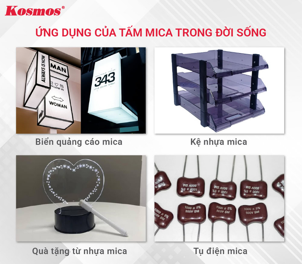 Ứng dụng của mica trong đời sống Ứng dụng của mica trong đời sống