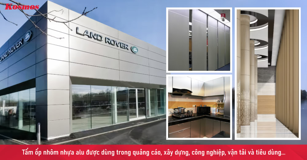 Ứng dụng phổ biến của tấm aluminium Ứng dụng phổ biến của tấm aluminium