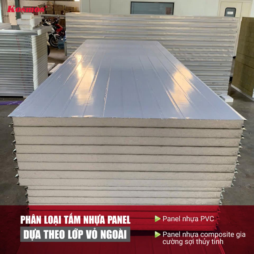 2 loại tấm nhựa panel dựa trên cấu tạo lớp vỏ ngoài