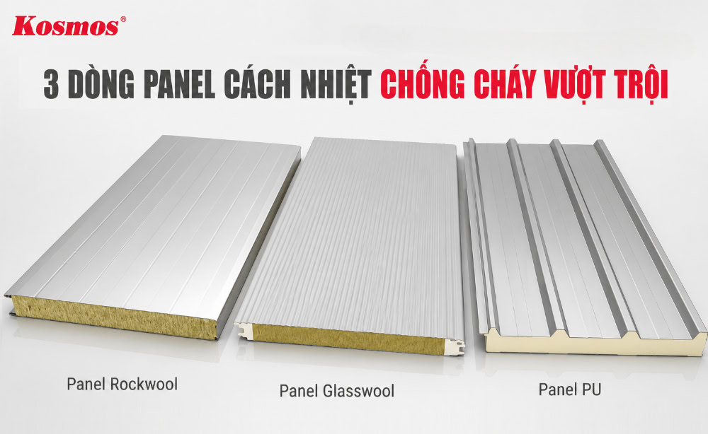 3 dòng tấm panel cách nhiệt chống cháy ưu việt 3 dòng tấm panel cách nhiệt chống cháy ưu việt