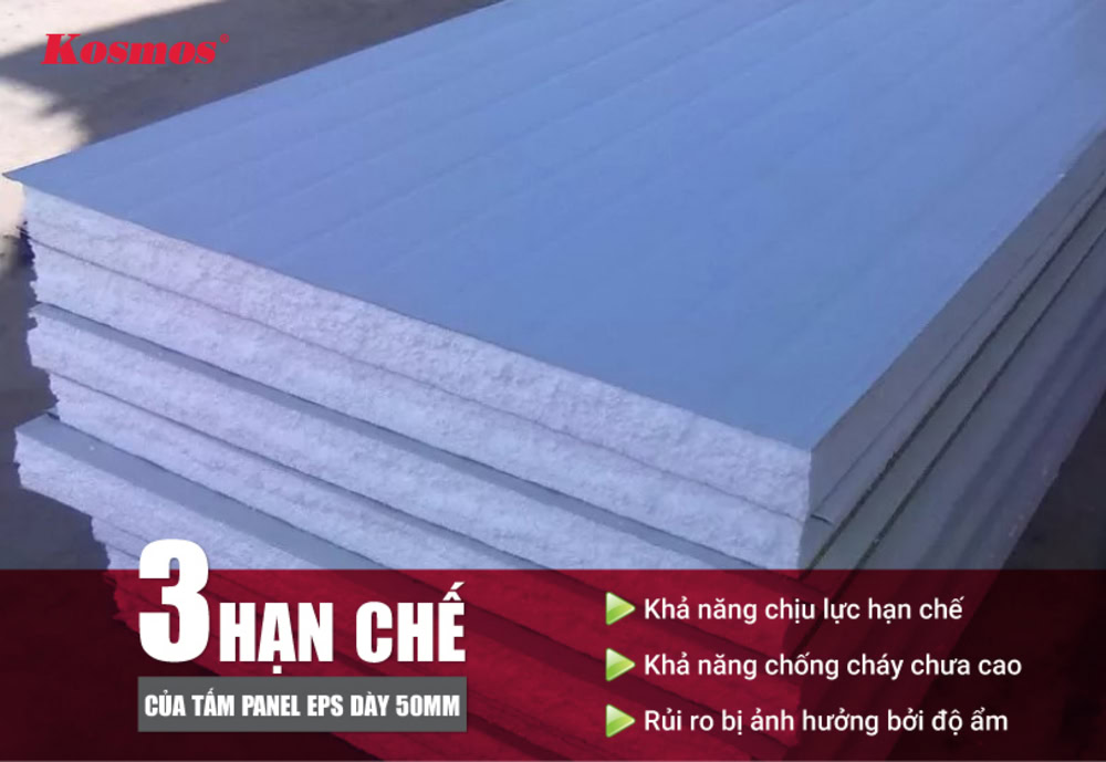 3 hạn chế cần lưu ý khi ứng dụng tấm panel EPS 50mm vào công trình