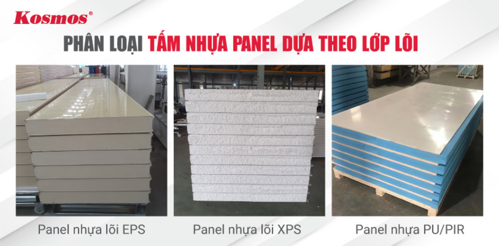 3 loại tấm nhựa panel dựa trên cấu tạo lớp lõi