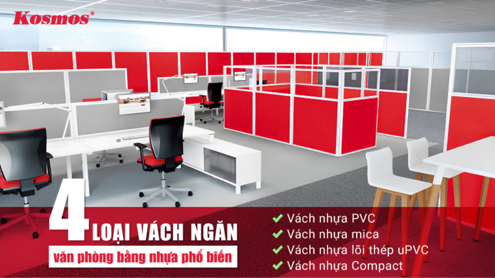 4 phân loại vách ngăn văn phòng bằng nhựa phổ biến nhất 4 phân loại vách ngăn văn phòng bằng nhựa phổ biến nhất