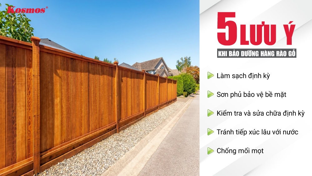 5 lưu ý quan trọng khi bảo dưỡng hàng rào gỗ 5 lưu ý quan trọng khi bảo dưỡng hàng rào gỗ