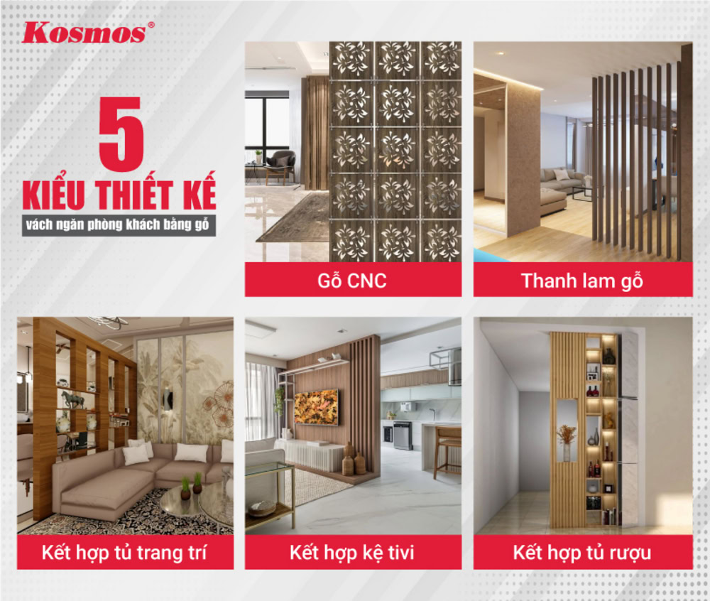 5 xu hướng thiết kế vách ngăn phòng khách bằng gỗ 5 xu hướng thiết kế vách ngăn phòng khách bằng gỗ