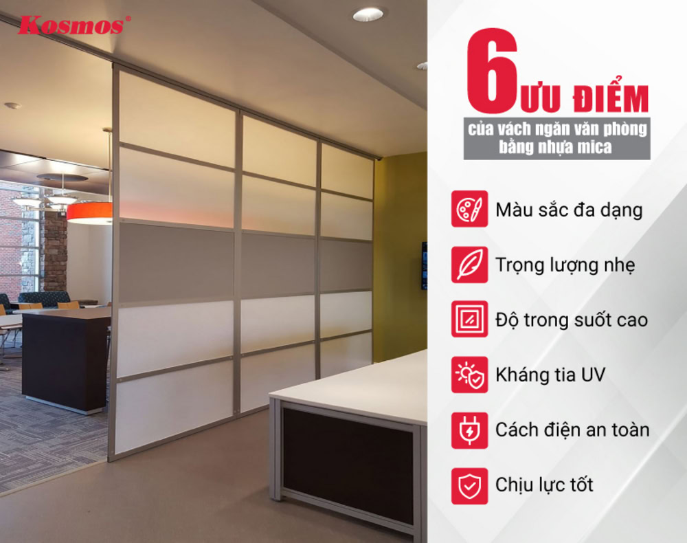 6 ưu điểm của vách văn phòng ngăn bằng nhựa mica 6 ưu điểm của vách văn phòng ngăn bằng nhựa mica