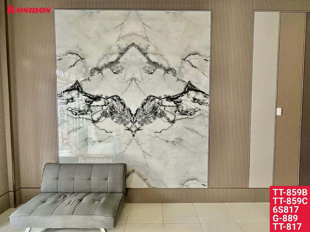 An Nhiên trang trí tường nội thất bằng tấm than tre Kosmos