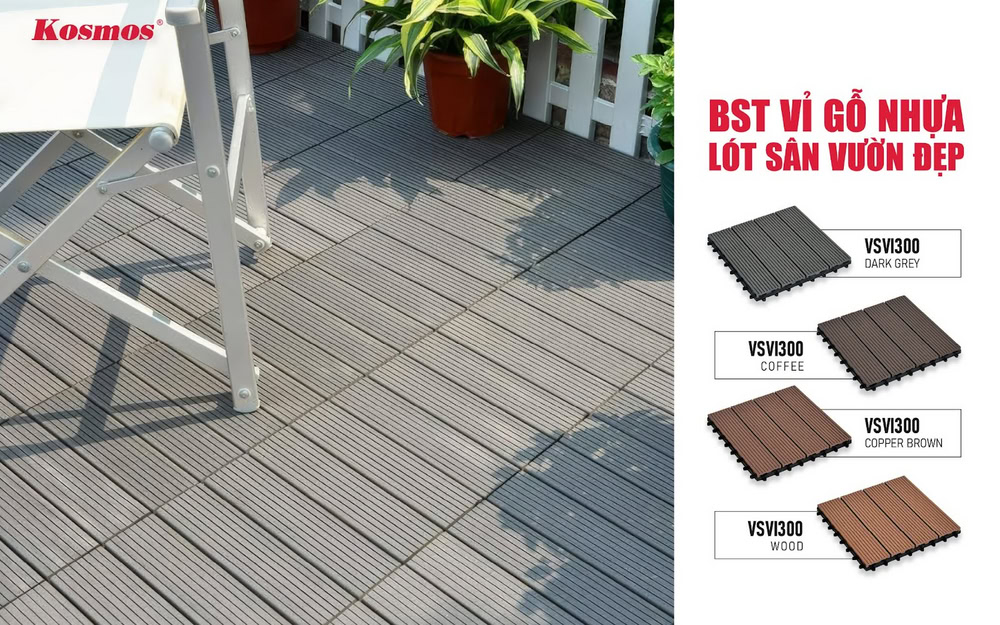 Bộ sưu tập vỉ gỗ nhựa lót sân vườn đẹp Bộ sưu tập vỉ gỗ nhựa lót sân vườn đẹp