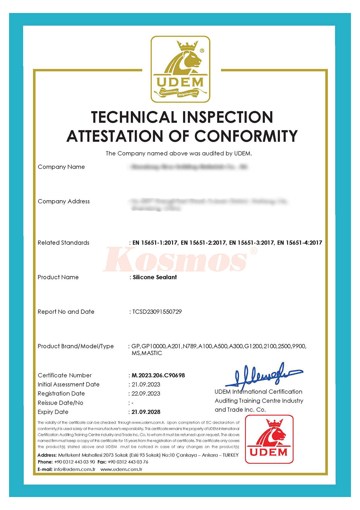 EN 15651 (EN 15651-1:2017 , EN 15651-2:2017 , EN 15651-3:2017 , EN 15651-4:2017)