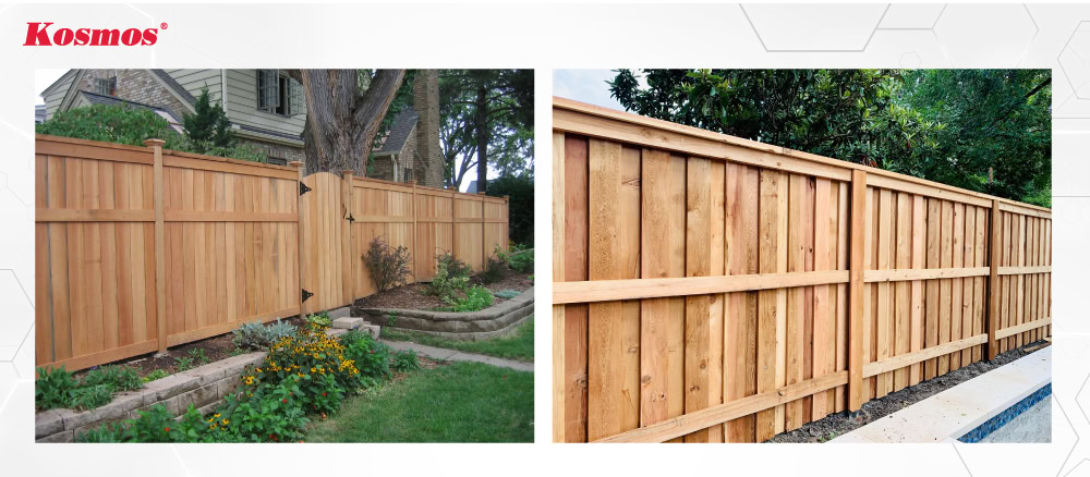 Gỗ tự nhiên giúp hàng rào có nét đẹp độc bản, không trùng lặp Gỗ tự nhiên giúp hàng rào có nét đẹp độc bản, không trùng lặp