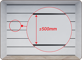 khoang-cach-thanh-xuong-khong-qua-50cm-≤50cm