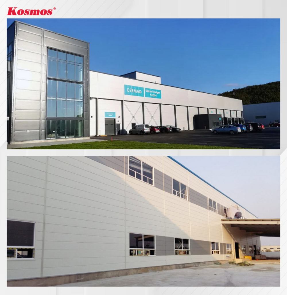 Mẫu nhà xưởng, nhà máy sản xuất ốp tấm panel EPS 50mm