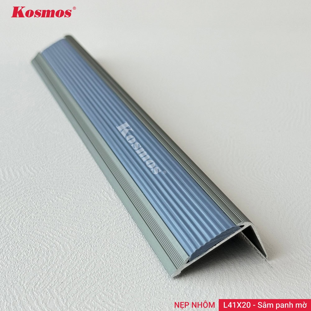 Nẹp chống trượt L41X20-SP màu sâm panh mờ Kosmos Nẹp chống trượt L41X20-SP màu sâm panh mờ Kosmos