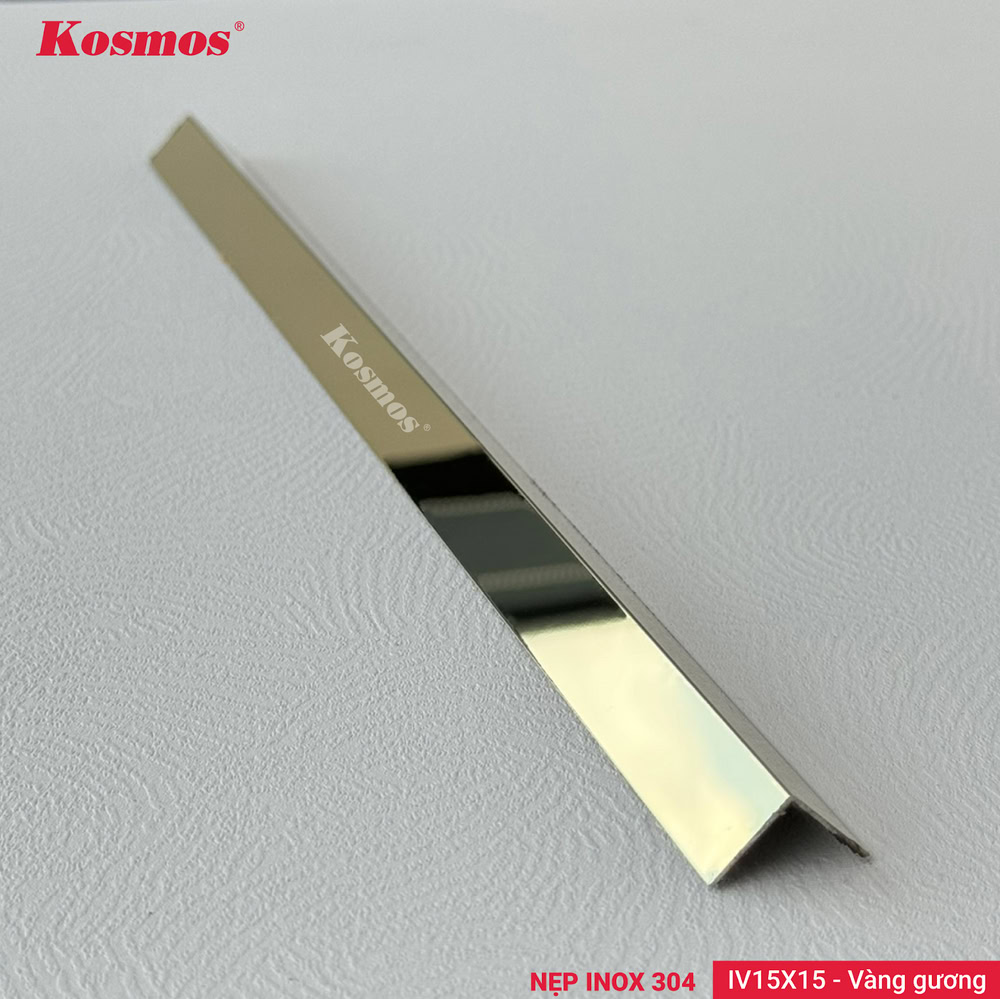 Nẹp IV15X15-VG (vàng gương)