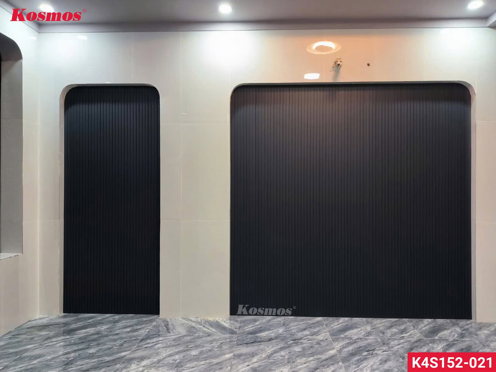 Ốp tường bằng tấm lam sóng kosmos được thi công bởi Anh Tú Bình Dương