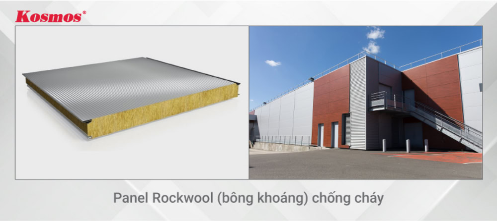 Panel Rockwool là vật liệu đạt cấp độ không cháy A1 theo tiêu chuẩn EN 13501-1