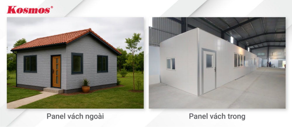 Panel vách ngoài và vách trong nhà là 2 dòng vật liệu xây dựng thế hệ mới