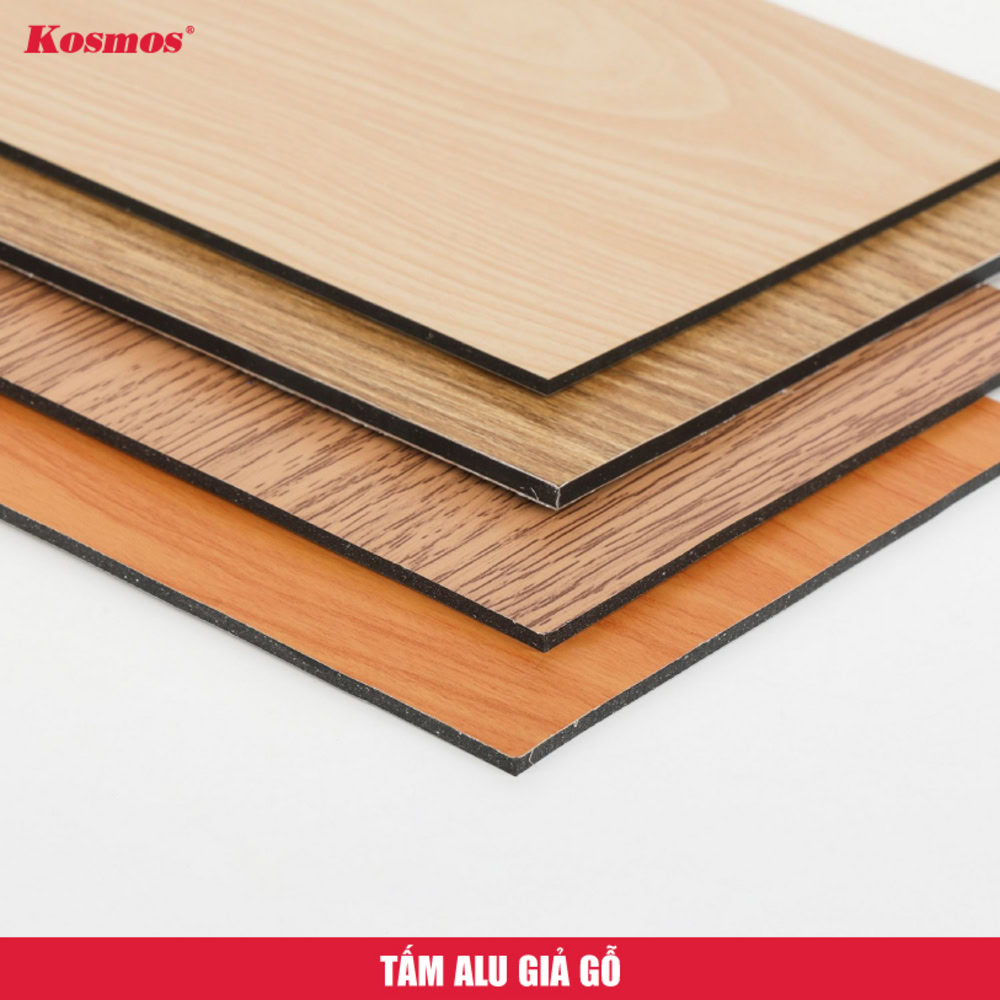 Tấm alu giả gỗ