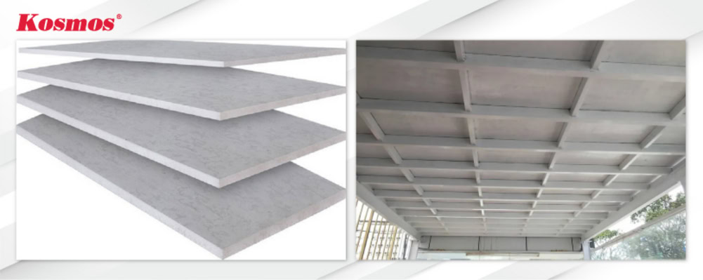 Tấm bê tông nhẹ Cemboard có khả năng cách nhiệt, chống cháy lan vượt trội