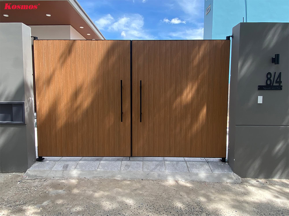 Tấm nhựa ASA trang trí cửa cổng ngoài trời