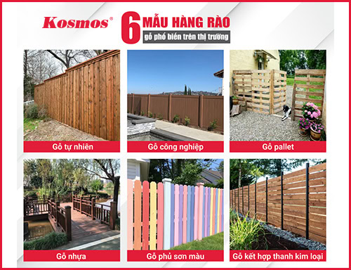 Hàng rào gỗ: Ưu nhược điểm, phân loại, báo giá chi tiết 2025