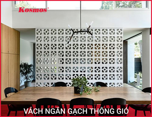Vách ngăn gạch thông gió: Ưu nhược điểm, ứng dụng báo giá các loại 2025