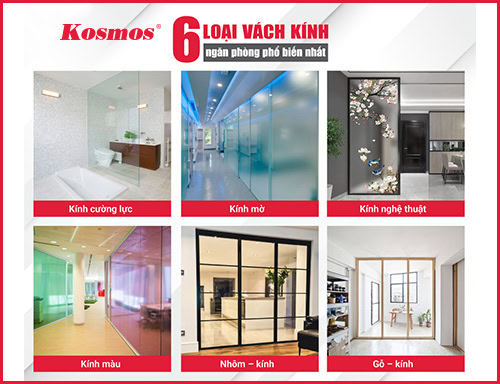 Vách kính ngăn phòng: Ưu nhược điểm, ứng dụng, báo giá các loại 2025