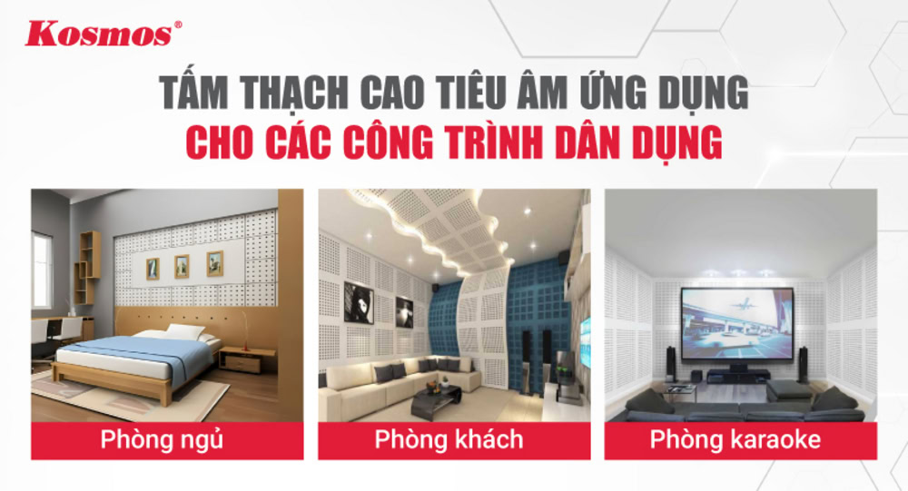 Ứng dụng thạch cao trong các công trình dân dụng Ứng dụng thạch cao trong các công trình dân dụng
