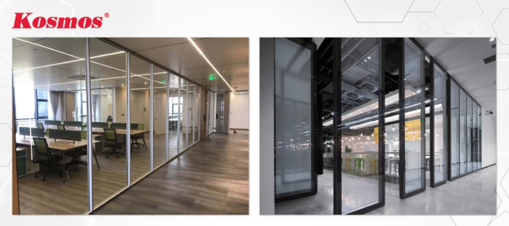 Las mamparas de cristal correderas tienen un mecanismo de movimiento horizontal sobre rieles suspendidos o rieles de suelo. Las mamparas de cristal correderas tienen un mecanismo de movimiento horizontal sobre rieles suspendidos o rieles de suelo.