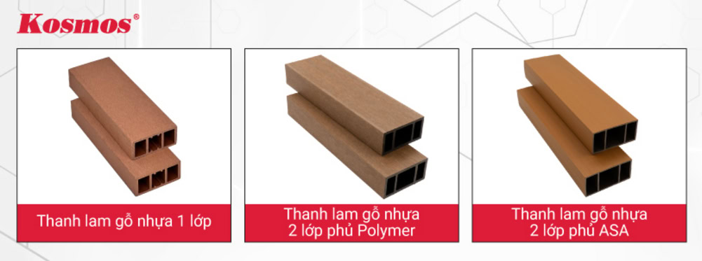 3 loại thanh lam gỗ nhựa ngoài trời phổ biến 3 loại thanh lam gỗ nhựa ngoài trời phổ biến